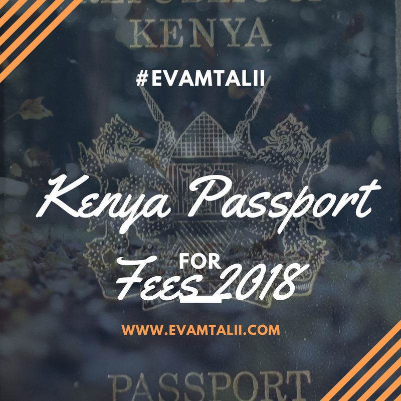 Kenya passport fees