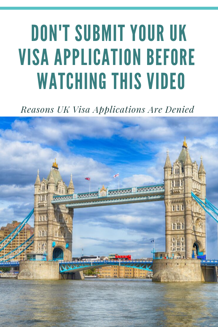 UK tourist visa application reasons visa denied refused refusal denial
