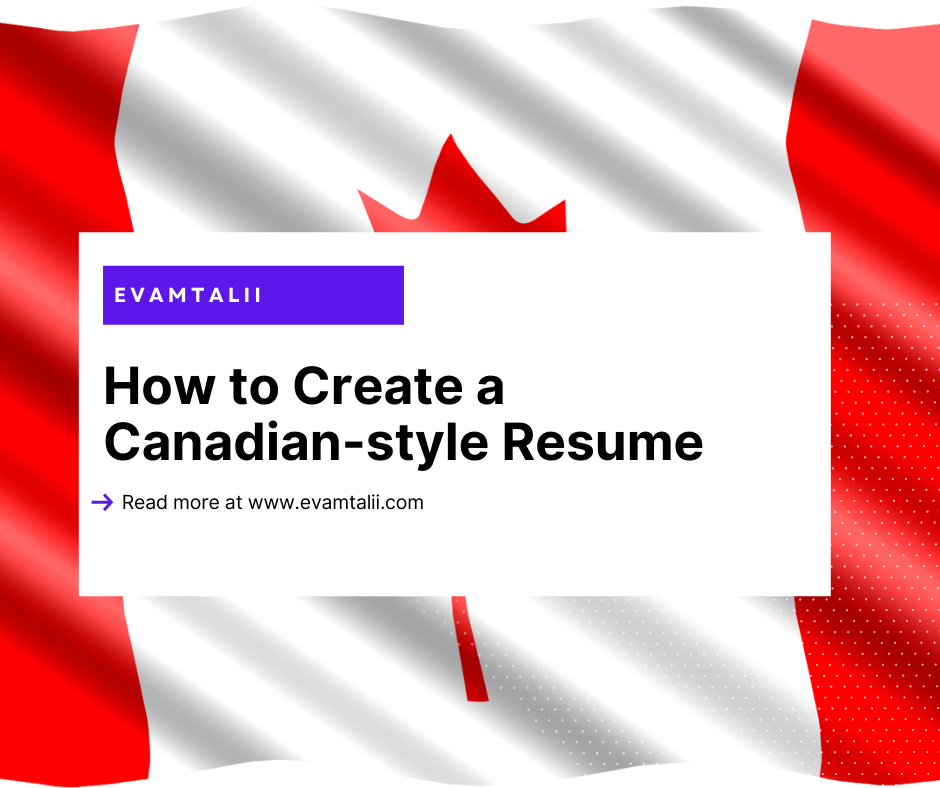 How to Create a Canadian-style Resume