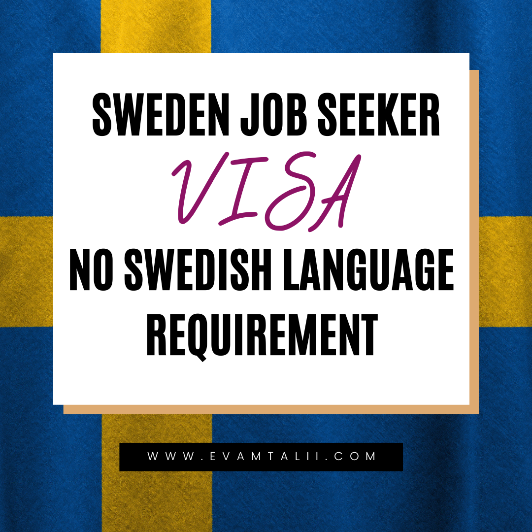 Sweden Job Seeker Visa - No Age Limit, No IELTS, Freshers Eligible | Move to Sweden NO Job Offer