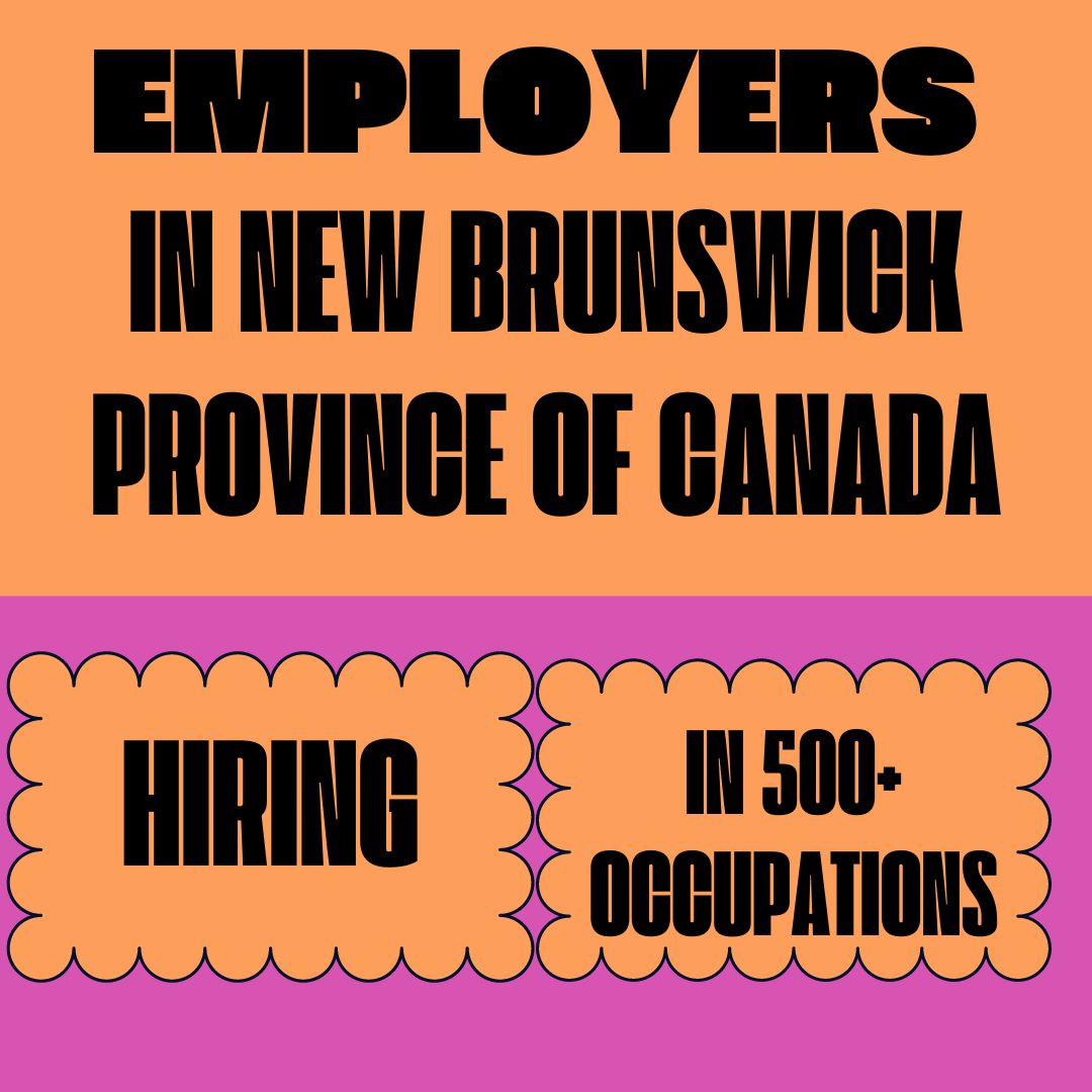 2023 | New Brunswick international Virtual Recruitment (Various Sectors)